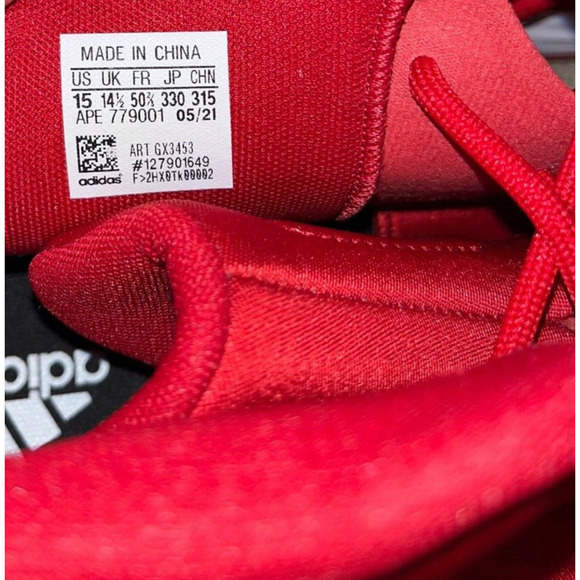 Rutgers Scarlet Knights adidas Basketball Shoes Player Issued Men’s Sz. 15 - Picture 14 of 14